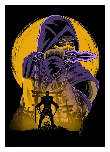 Yellow Ninja Fighter