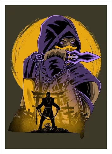 Yellow Ninja Fighter