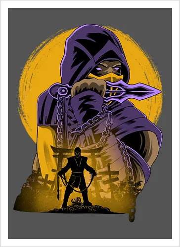 Yellow Ninja Fighter