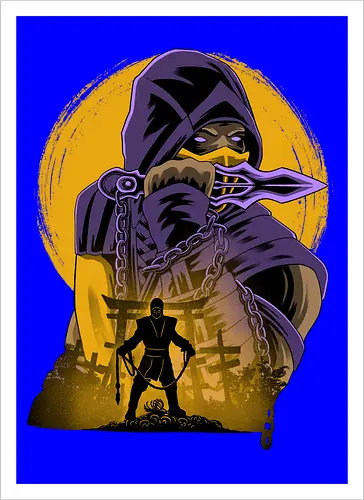 Yellow Ninja Fighter