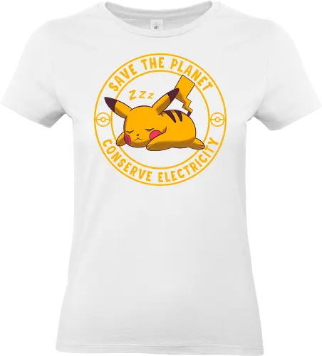 Conserve Electricity - Pocket, Mouse - Standard T-Shirt (Frauen)