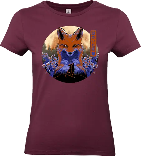 Mysterious Fox - Fox, Animal, Landscape - Standard T-Shirt (Frauen)