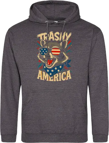 Lustiger Trashy America Waschbär