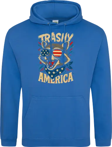 Lustiger Trashy America Waschbär