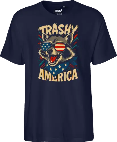 Lustiger Trashy America Waschbär
