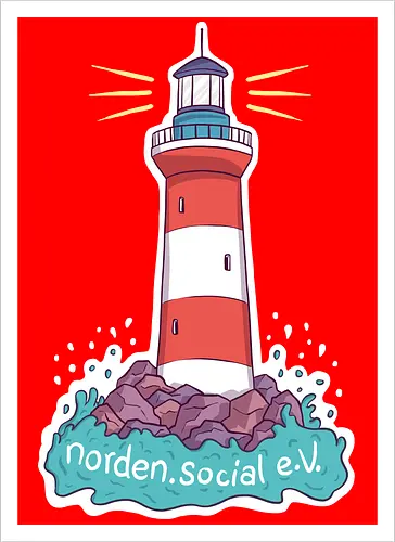 Leuchtturm Rücken