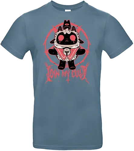 Demon Lamb Lord - Cult, Occultism, Demon, Adventure, Devil, Lord, Leadership, Leader, Dark, Dark Comedy, Dark Humor, Ritual, Pentagram, Metal, Rock, Dark Fantasy, Fantasy, Game, Video Game, Gaming, Indie Game, Indiegame, Demons, Join Me, Join - Standard T-Shirt