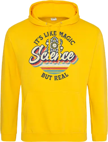 Science Magic Vintage - Science is magic, science, magic, funny, scientific, nerd, geek, physics - Standard Hoodie