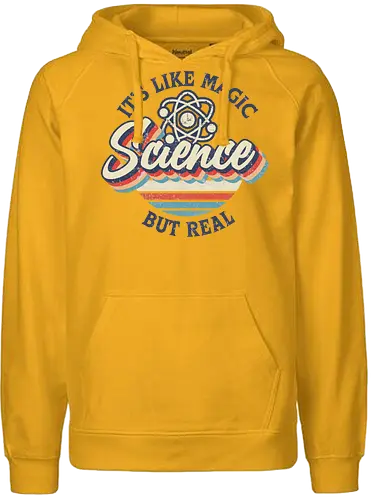 Science Magic Vintage - Science is magic, science, magic, funny, scientific, nerd, geek, physics - Fairtrade Hoodie
