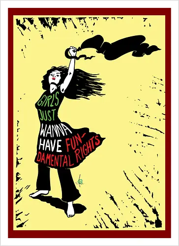 Girls just wanna have fundamental rights - gelb