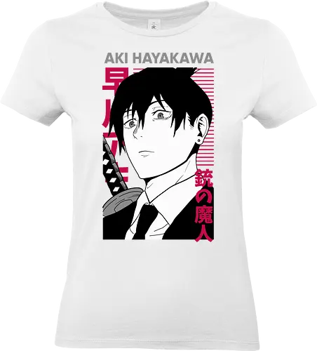 Chainsaw Hunter Aki - Chainsaw Hunter Aki, Anime Shirt, Manga Fan, Dunkle Ästhetik, Horror Fan, Geschenk, Dämonenjäger, Hoodie, Anime Motiv, Manga Kunst, Japan Style, Streetwear, Anime Fans, Cooles Anime Motiv, Japanische Comics, Anime Kleidung, Manga Fanart, Dark Fantasy Shirt, Gruseliges Design, Survival, Manga Druck, Anime Poster, Dämonenjäger Motiv, Jugendserie, Manga Merch, Psycho Thriller, Style, Manga Geschenk, Anime Fanartikel, Horror Manga, Dämonenjäger Shirt, Manga Abenteuer, anime shirt, manga fan, dark aesthetic, horror fan, gift, demon hunter, hoodie, anime design, manga art, japan style, streetwear, anime fans, cool anime graphic, japanese comics, anime clothing, manga fanart, dark fantasy shirt, creepy design, survival, manga print, anime poster, demon hunter design, youth series, manga merch, psycho thriller, style, manga gift, anime merchandise, horror manga, demon hunter shirt, manga adventure - Standard T-Shirt (Frauen)