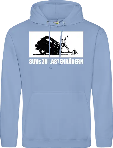 SUVs zu Lastenrädern - Frontaufdruck