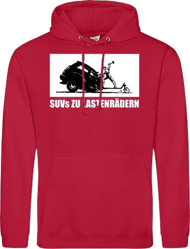 SUVs zu Lastenrädern - Frontaufdruck