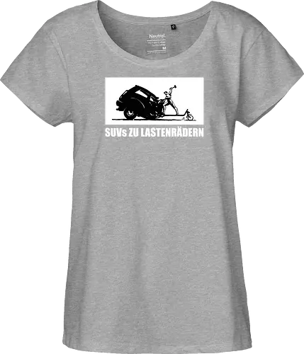 SUVs zu Lastenrädern - Frontaufdruck