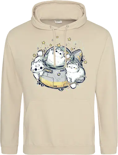 Cute Alien Cats Spaceship