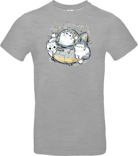 Cute Alien Cats Spaceship