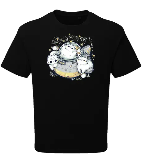 Cute Alien Cats Spaceship