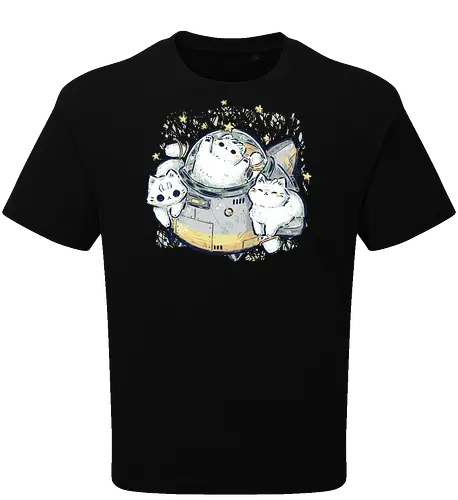 Cute Alien Cats Spaceship