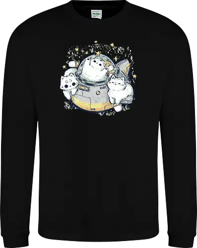 Cute Alien Cats Spaceship