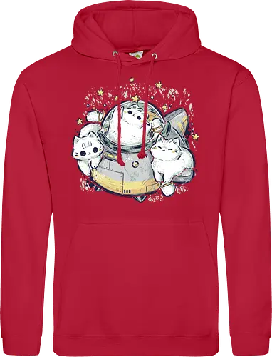 Cute Alien Cats Spaceship