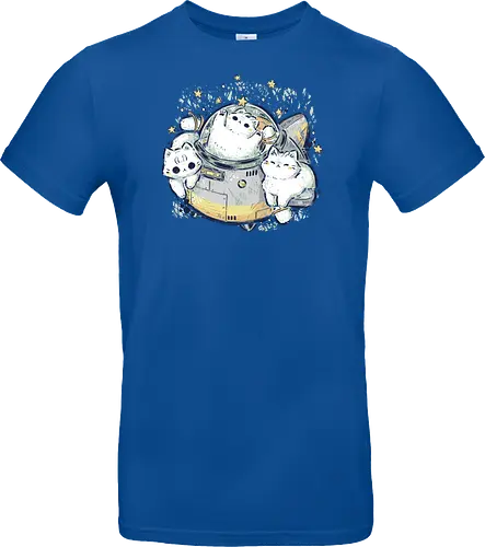 Cute Alien Cats Spaceship
