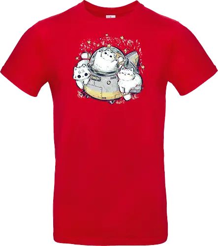Cute Alien Cats Spaceship