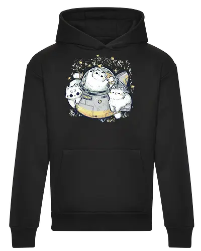 Cute Alien Cats Spaceship
