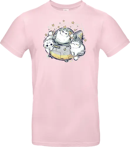 Cute Alien Cats Spaceship