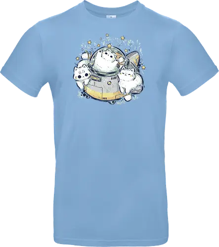 Cute Alien Cats Spaceship