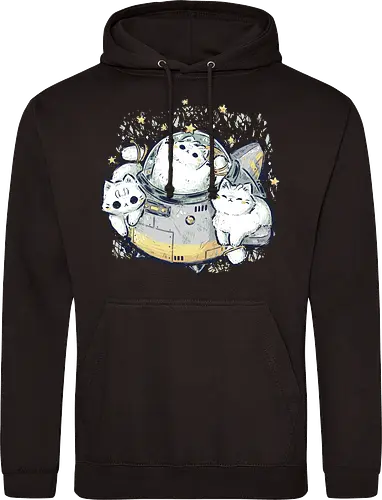 Cute Alien Cats Spaceship