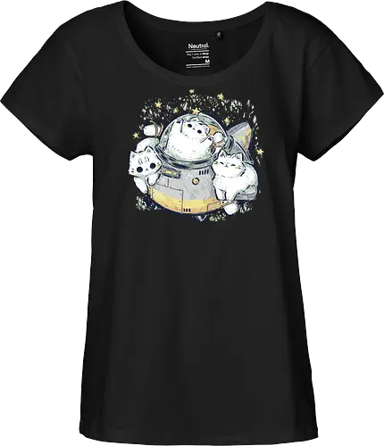 Cute Alien Cats Spaceship