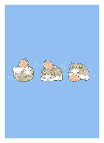 Cute Rain Frogs Strawberry