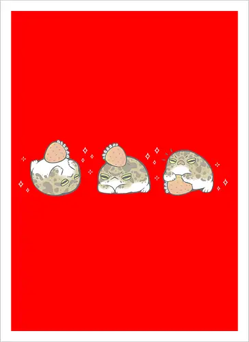 Cute Rain Frogs Strawberry