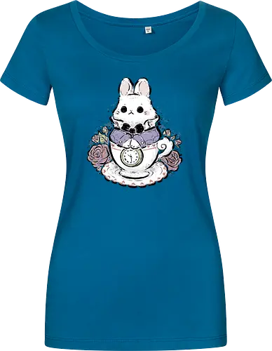 Cute White Rabbit Tea Cup