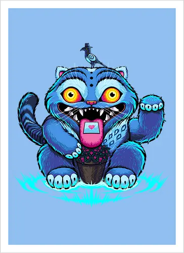 Derpy Blue Tiger
