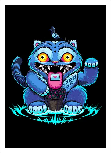 Derpy Blue Tiger