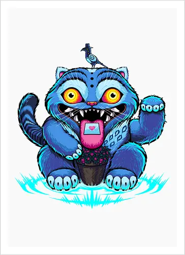 Derpy Blue Tiger