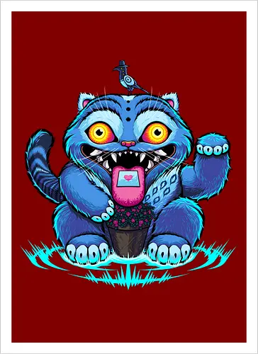 Derpy Blue Tiger