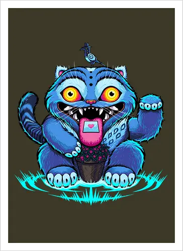 Derpy Blue Tiger