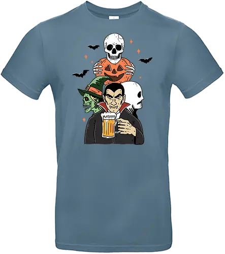 Spooky Friend - Halloween, bat, night, trick or treat, pumpkin, spooky, scary, funny, skeleton, skull, tombstone - Standard T-Shirt