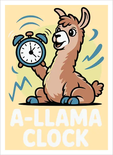 A-llama Clock