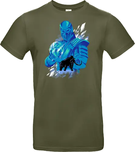 freezing age - mortalkombat, ice, freeze, subzero, scorpion, reptile, fighter, 80s, game, versus, arcade - Standard T-Shirt