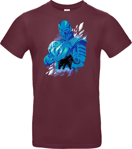 freezing age - mortalkombat, ice, freeze, subzero, scorpion, reptile, fighter, 80s, game, versus, arcade - Standard T-Shirt