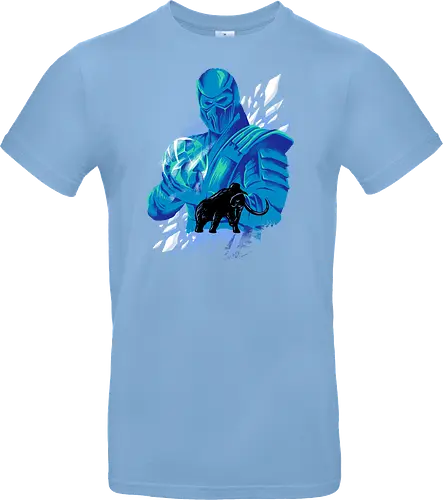 freezing age - mortalkombat, ice, freeze, subzero, scorpion, reptile, fighter, 80s, game, versus, arcade - Standard T-Shirt
