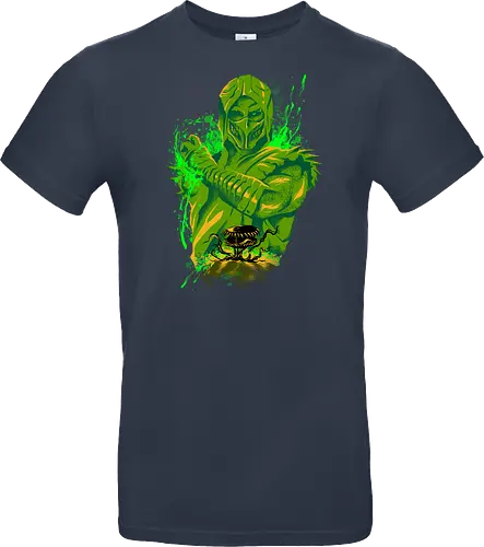 poison master  - mortalkombat, ice, freeze, subzero, scorpion, reptile, fighter, 80s, game, versus, arcade - Standard T-Shirt