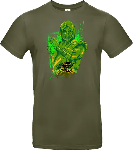 poison master  - mortalkombat, ice, freeze, subzero, scorpion, reptile, fighter, 80s, game, versus, arcade - Standard T-Shirt