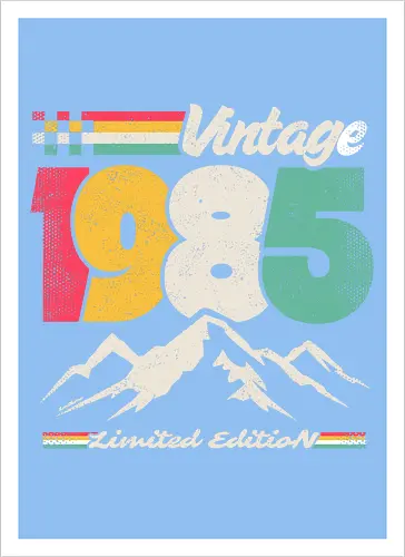 Retro Vintage 1985 - Limitierte Auflage