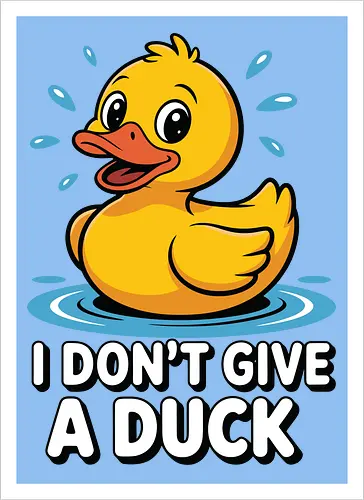 I DON'T GIVE A DUCK