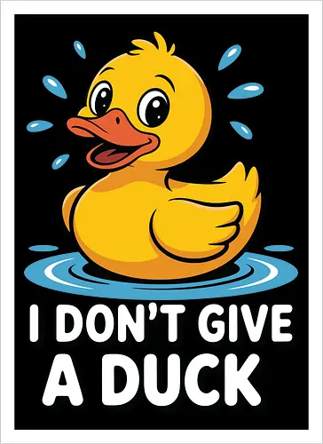 I DON'T GIVE A DUCK