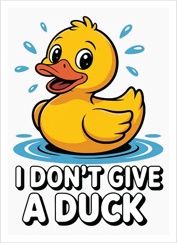 I DON'T GIVE A DUCK
